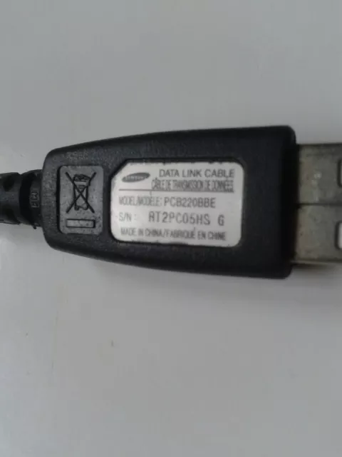 Cable USB samsung data link PCB220BBE 2