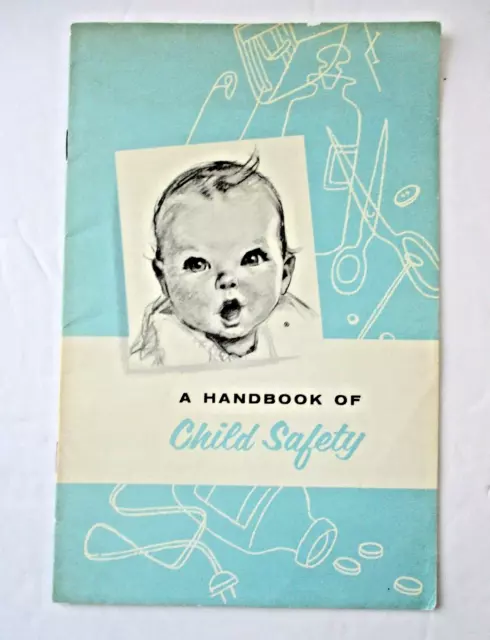 Vintage 1962 Gerber A Handbook of Child Safety Booklet - Rare Collectible