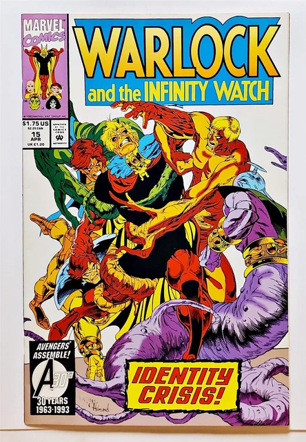 Warlock and the Infinity Watch #15 (April 1993, Marvel) 8.5 VF+