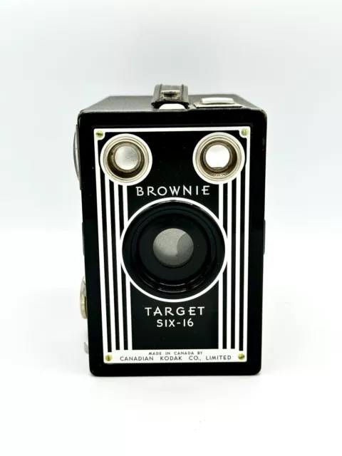 Vintage Eastman Kodak Brownie Target Six-16 Art Deco Box Camera Untested MINT 🌟
