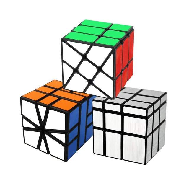 Cooja Cubes Magiques Square One + Fenghuolun + Mirror Cube, Speed Cube Set 3 Pack Magic Cubes Casse Ttete Cube Cerveau Jouet | Votre wishlist sur