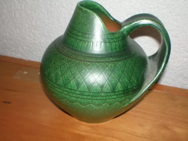 alte Keramik Vase von Wilhelm Kagel - Partenkirchen - Höhe 11 cm