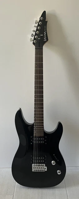 LAGUNA Electric Guitar ~ Designed in USA (Missing Top Peg) LAGUNA Electric Guitar ~ Designed in USA (Missing Top Peg)
