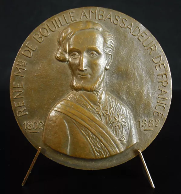 MÉDAILLE AMBASSADEUR RENÉ de Bouillé Château Le Cluzel sc Coutre 1950