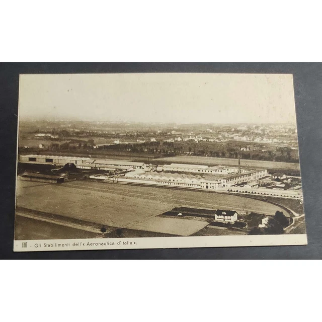 Cartolina Torino - FIAT Gli Stabilimenti "dell'Aeronautica d'Italia"