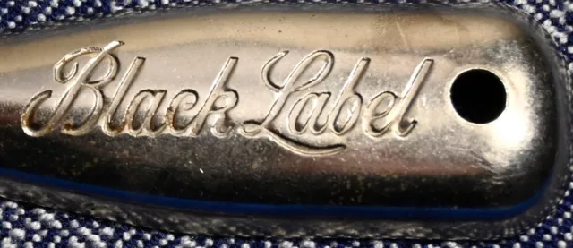 Vintage Bottle Opener Black Label Beer Advertisement. Newell Canada