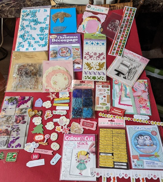 Large Job Lot Of Arts & Crafts Fun Mixed / Card Making