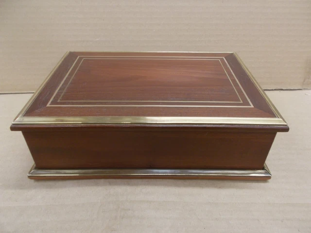 Coffret En Marqueterie D'acajou Et Bois De Satiné - État Parfait XIXème Siècle - Occasion