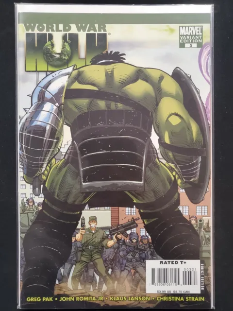 World War Hulk #3 1:25 John Romita Jr Variant Marvel 2007 VF/NM Comics