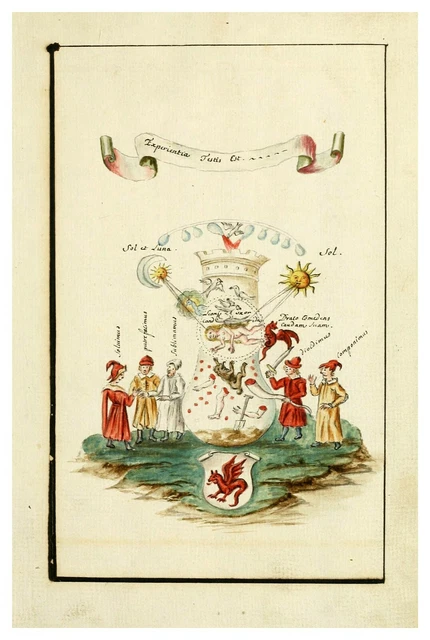 Tableau Sur Toile Alchimie ésotérisme - 50x70 Cm - Neuf - Décoration Mystique