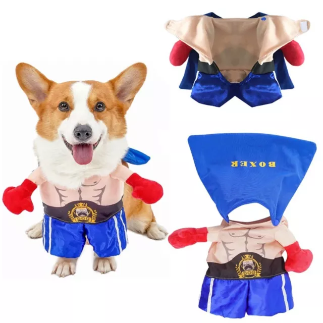 MULTIPLE SIZES BOXER Dog Costumes Boxer Style Pet Warm Outfits Clothes ...