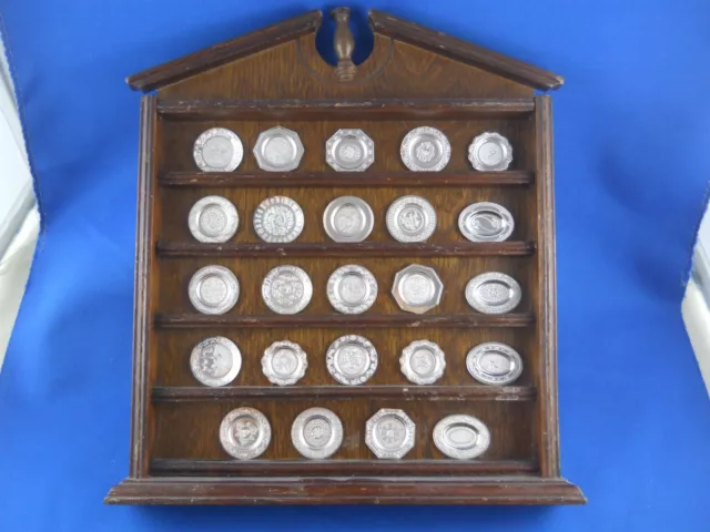 Franklin mint sterling silver 24 miniature plates