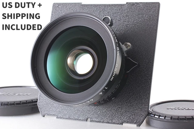 ニコン NIKKOR-W 100mm F5.6 COPAL 0 TOYOボード TOYO BOARD [MINT] Nikon Nikkor W 100mm F5.6 Wide Angle Lens