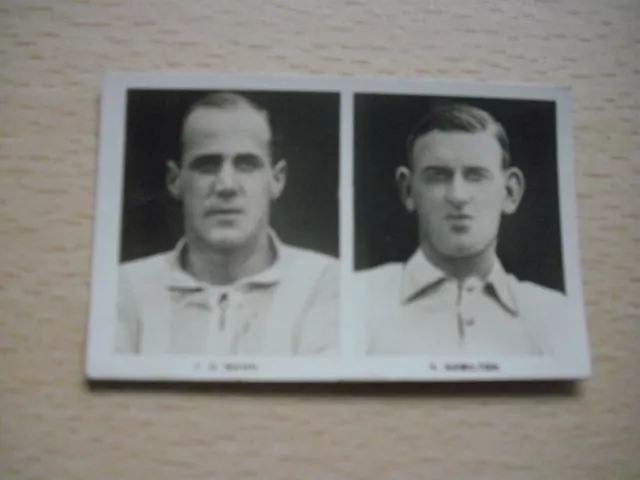 Football Card Nelson Lee Library T Hamilton Preston F D Mann Huddersfield 3.6.22