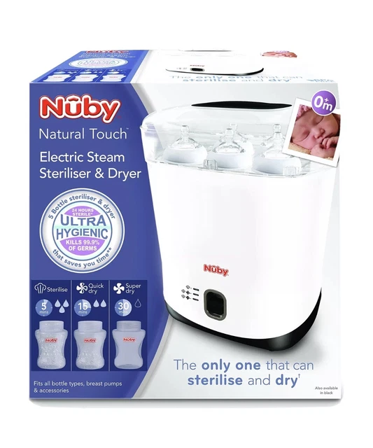 NUBY NATURAL TOUCH Steriliser and Dryer White 39.00 PicClick UK