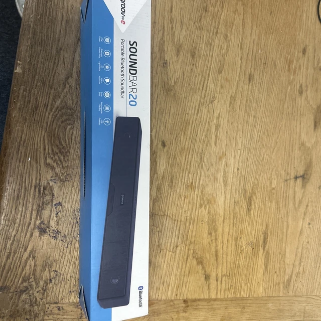 GROOVE COMPACT SOUNDBAR 20 Bluetooth Speaker System for TV Home