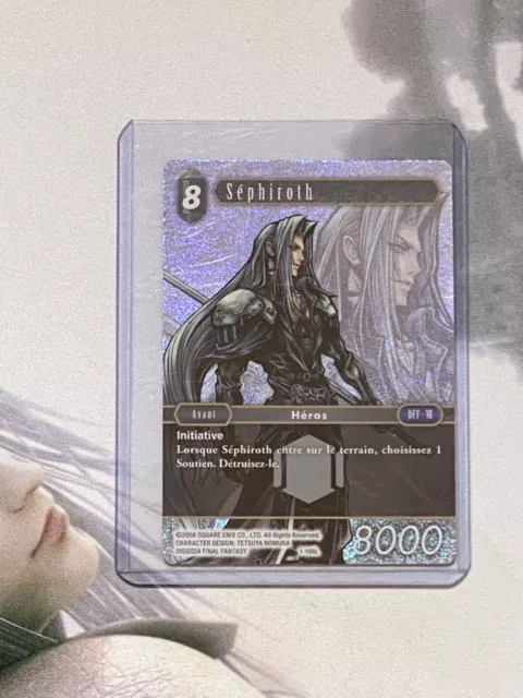 Carte Final Fantasy - FFTCG - Séphiroth - Foil - 1-186L - FR - Neuf WAVE 1