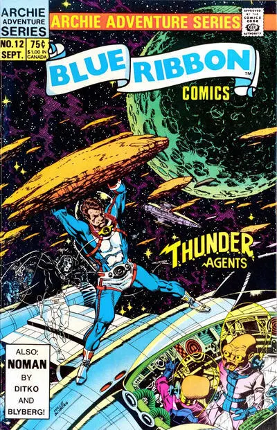 Blue Ribbon Comics (Vol. 2) #12 FN; Archie | THUNDER Agents - we combine shippin