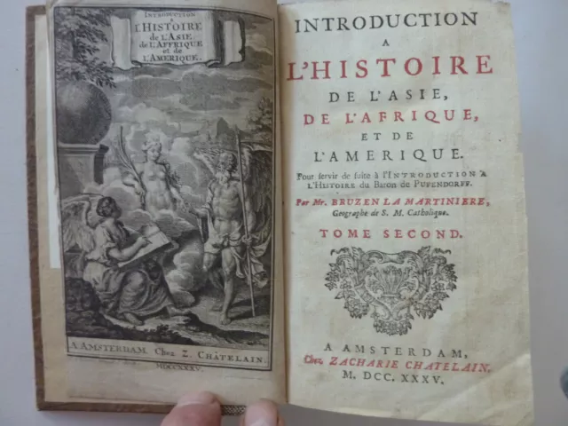 1735 / Introduction A L'histoire De L'asie... / Bruzen De La Martiniere / 2 Vol