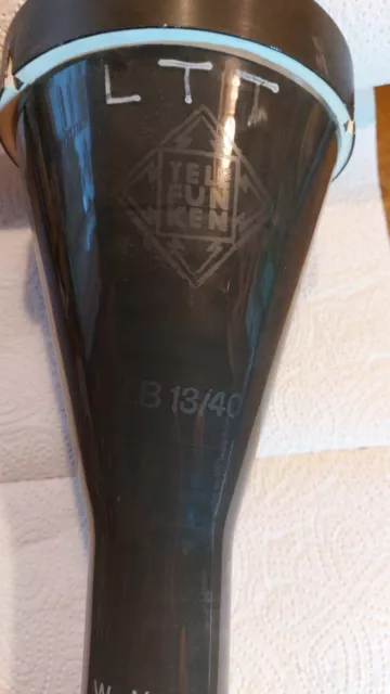 Vintage TELEFUNKEN LB13/40 RADAR RÖHRE TUBE NOS LUFTWAFFE WEHRMACHT