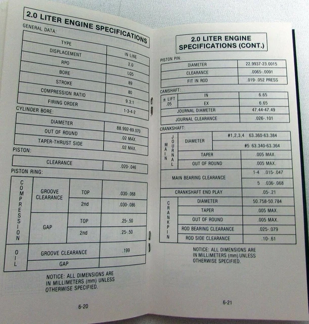 1983 CADILLAC QUICK Reference Specifications Guide Brochure SALESMAN ...