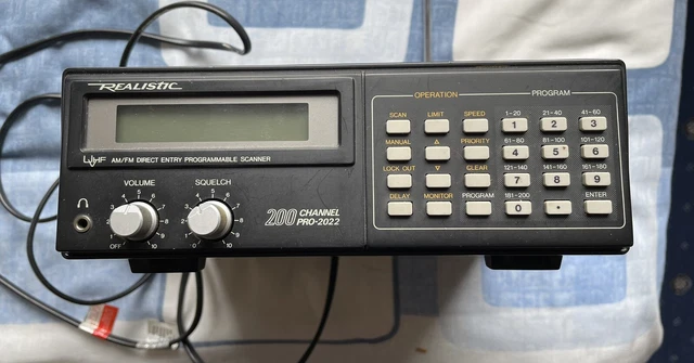 REALISTIC PRO SCANNER Pro-2022 200 Channel Programable Scanner £37.00 ...