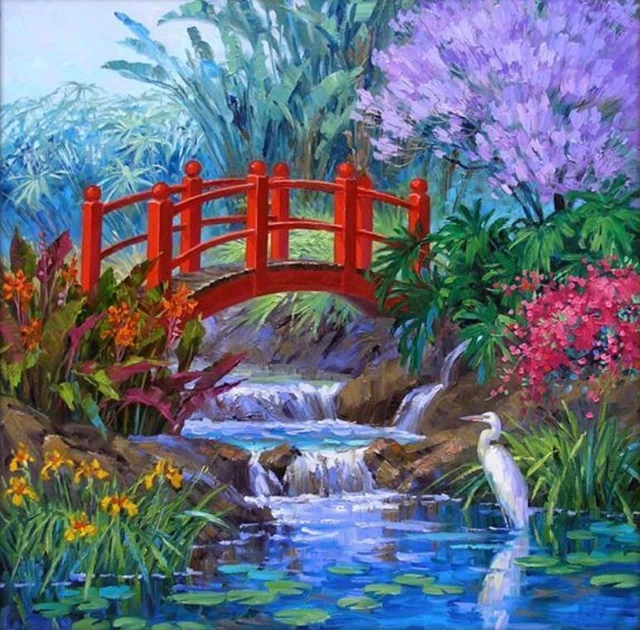 Round Full Drill 5D DIY Diamond Painting Embroidery Cross Stitch Home Decor Gift