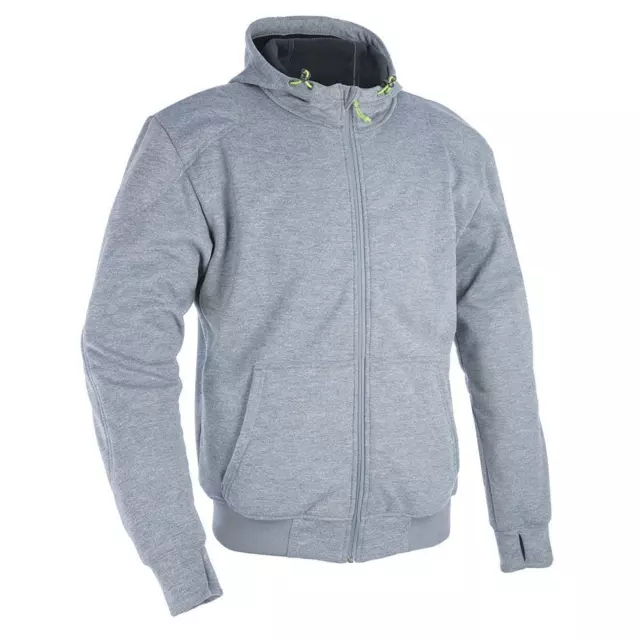 Oxford Super Hoodie 2.0 Mens Motorcycle Motorbike Water Resistant hoodie -Grey
