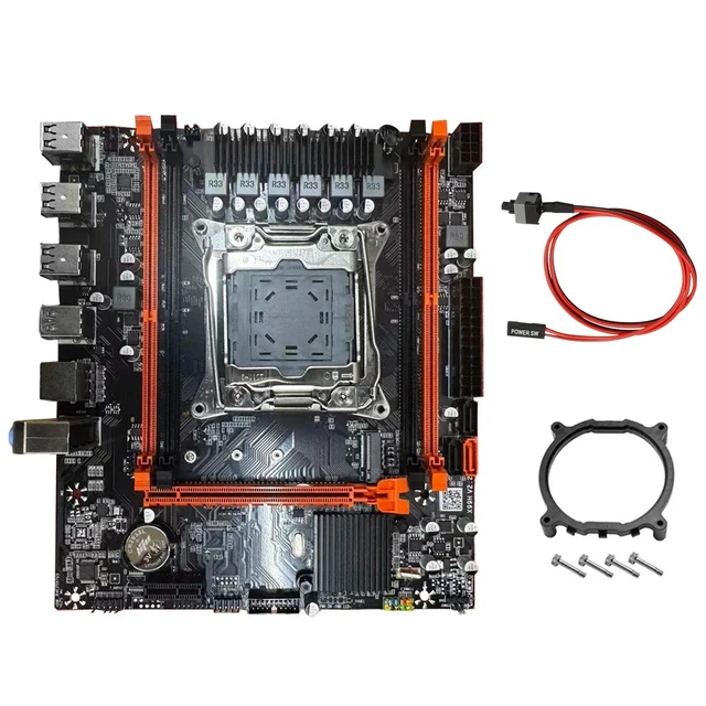 X99 D4 DESKTOP Motherboard+ Cable B85 LGA2011-3 4X DDR4 REG ECC Slots M ...