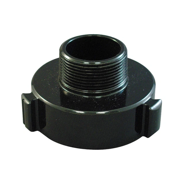 MOON AMERICAN 369-1521514 Fire Hose Adapter,1-1/2",NH,1-1/2",NPSH