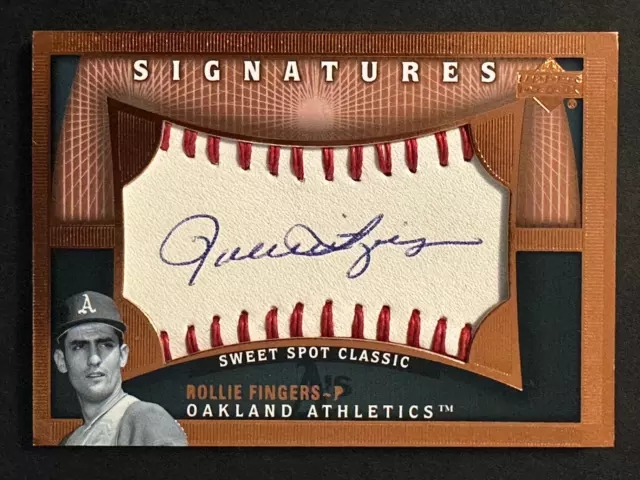 2005 Upper Deck Sweet Spot Classic Signatures Rollie Fingers Auto Autograph