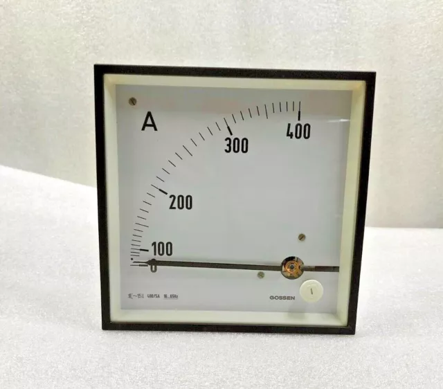 Gilgen Muller & Weigert Aqs 144 Ammeter 0-400 Amperes