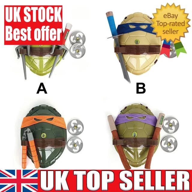 Children Kids Boys Teenage Mutant Turtles Party Costume Back Shell Mask Toys UK