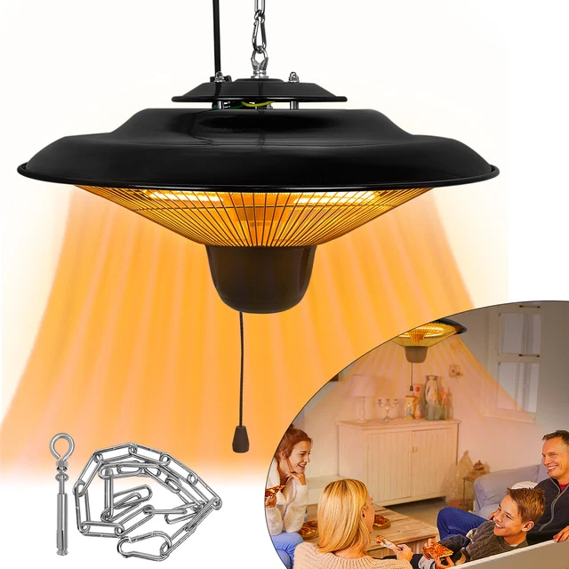 Deckenheizstrahler Heizpilz 1500W Heizstrahler Infrarot Heizgerät Terrassen TOP