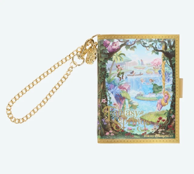 JAPAN TOKYO DISNEY Resort Fantasy Springs Pass Case Keychain Peter Pan ...