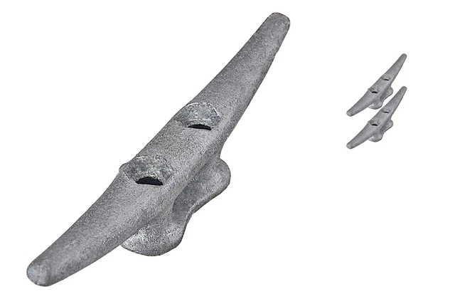 2PCS, 6 Inch Dock Cleat - Hot Dipped Galvanized Cast Iron Boat Cleats - Ideal