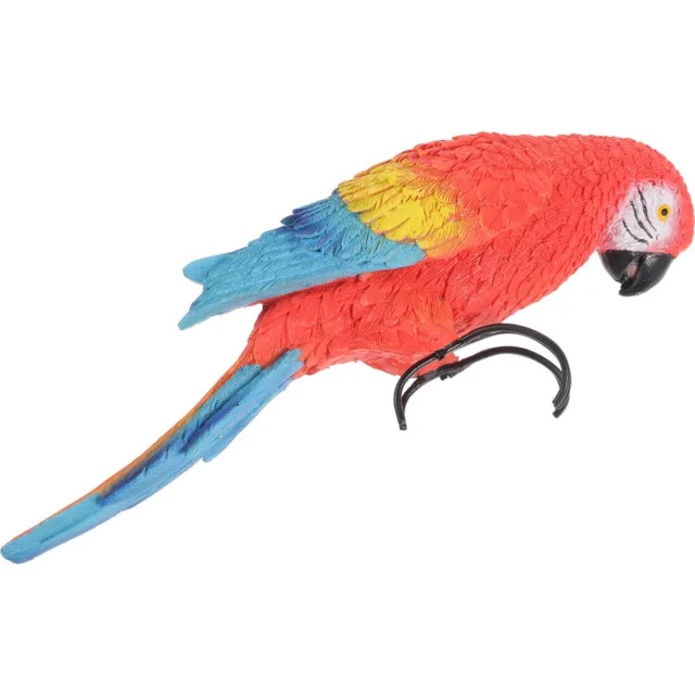 künstlicher Papagei Dekorativer Vogelschmuck Baumdekor Outdoor-Pflanztopf