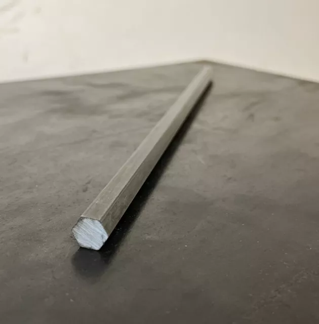 12L14 Steel Bar Stock 7/16" Hex x 12"
