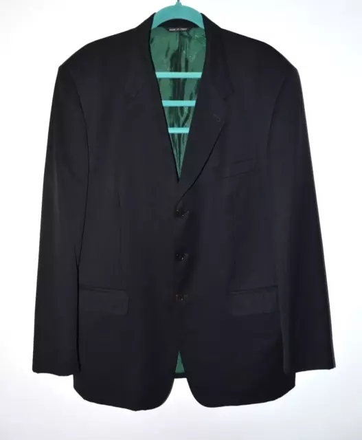 Paul Smith Blazer Men Solid Black Size 44 Italy