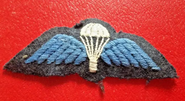 Vintage Original British Paratrooper Para Wing Wings Sew On Patch