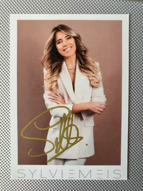 Autogrammkarte Original Signiert Sylvie Meis