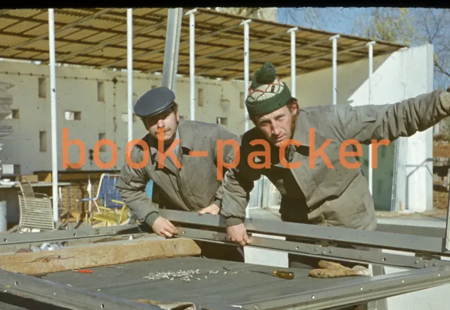 Altes orig. Foto-Glasdia/Vintage slide NORDKOREA / DVRK | DDR-Fachkräfte ~1970er