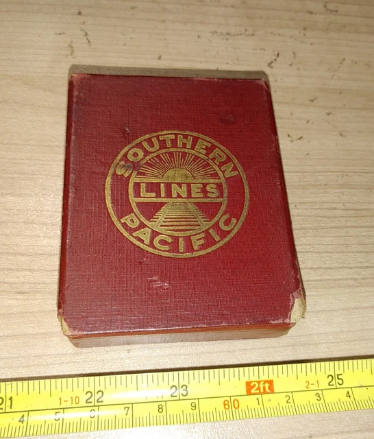 Vtg Southern Pacific Line Train Railroad Advertising ALL Different Playing Cards
