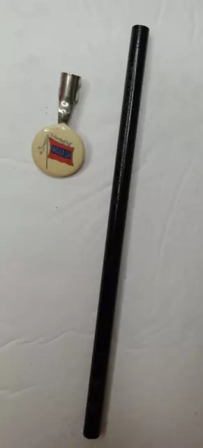 Rare Vintage Wabash Rail Lines Railroad Co. No. 1 Pencil Pocket Holder Clip
