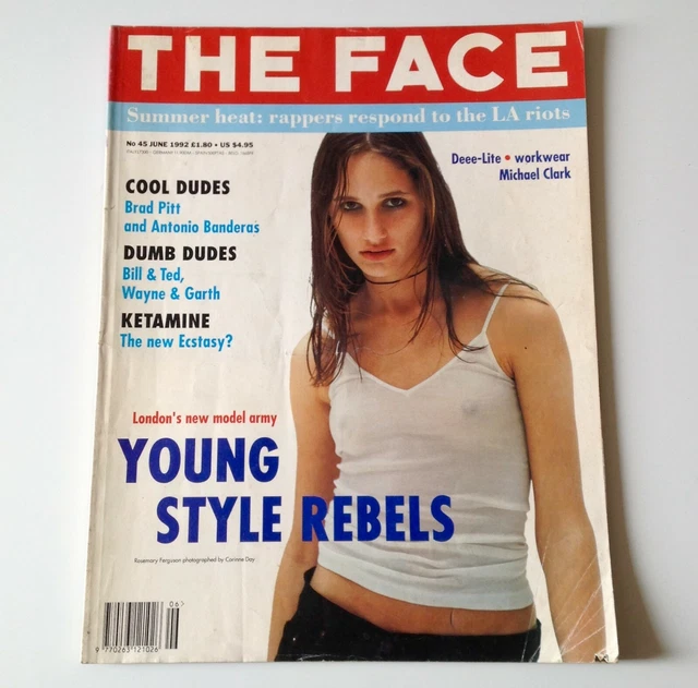 THE FACE MAGAZINE Jun 92 Rosemary Ferguson, Corrine Day, London