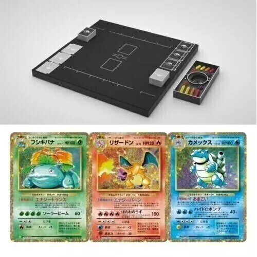 Pokemon Japan 25th Anniversary Golden Box Playmat & Case - Card Game TCG  NEW
