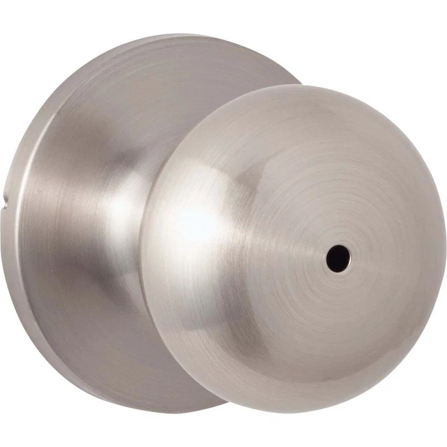 Steel Pro Brushed Nickel Bed & Bath Door Knob TFX210B Pack of 24 Steel Pro