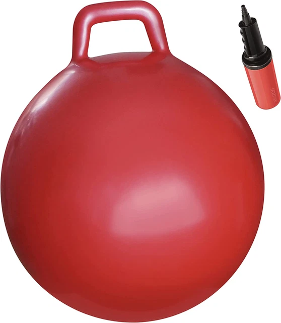 Hopper Ball Hippity Hop Jumping Hopping Therapy Ball Relay Races Red 18” 45CM
