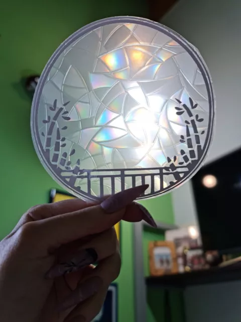 Suncatcher sticker - Bamboo Window