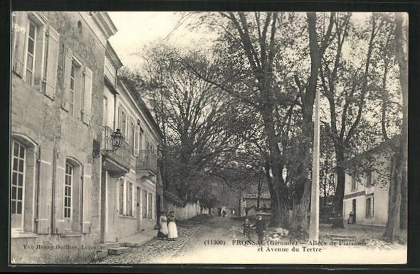 CPA Fronsac, Allee de Plaisance et Avenue du Terte